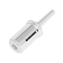 Silver French Horn Pressure Reducing Valve Breath Trainer with Seamless Color Matching and Neutral Finish