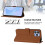 (Brown) For Wiko T60 Cubot P80 Solid Color PU Protective Phone Case Cover 3