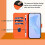 (Orange) For Wiko T60 Cubot P80 Solid Color PU Protective Phone Case Cover 4