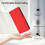 (Red) For Wiko T60 Cubot P80 Solid Color PU Protective Phone Case Cover 5