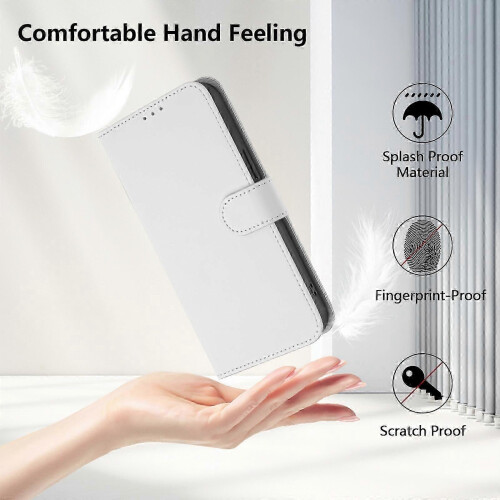 (White) For Wiko T60 Cubot P80 Solid Color PU Protective Phone Case Cover 2