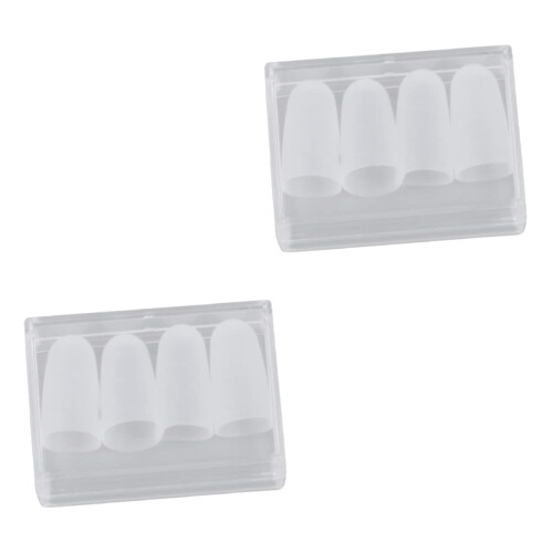 Guitar Finger Protectors 2 Sets Invisible Comfortable Fit BeginnerFriendly Fingertip Covers