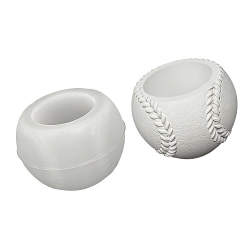 Baseball Shape Silicone Candle Cup Molds for Resin Casting-B