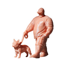 Artistic Miniature Scene Resin Statue 1/64 Scale Man-albuginea