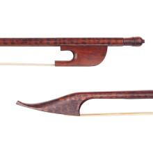 Vintage Snakewood Violin Bow 4/4 Size Handmade for Fiddle and Viola Balanced Tone and Comfortable Handling