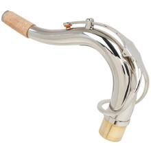Tenor Saxophone Neck Replacement Kit B Flat Brass Curved Design for Clear Bright Sound