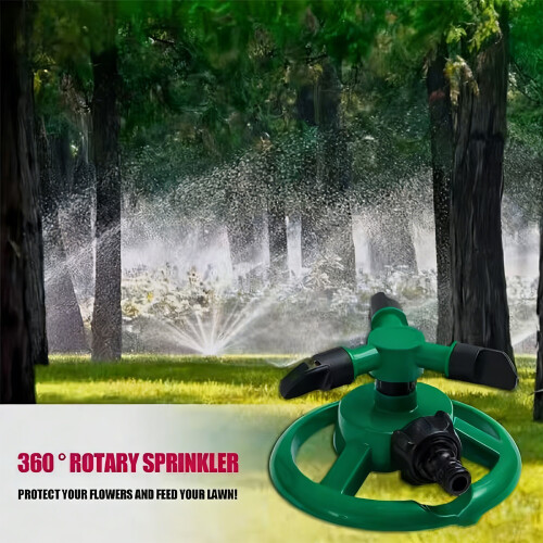 Garden 360 Degree Rotating Automatic Sprinkler Nozzle Lawn 1
