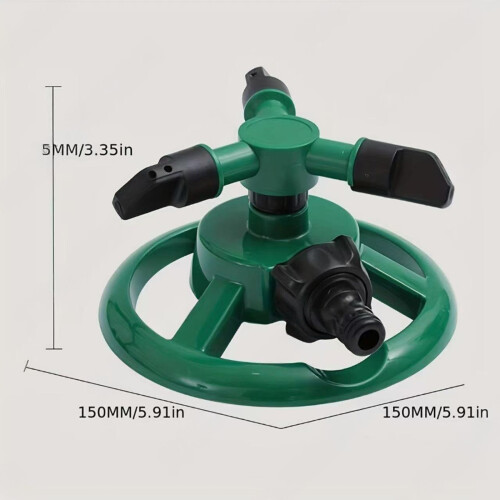 Garden 360 Degree Rotating Automatic Sprinkler Nozzle Lawn 2