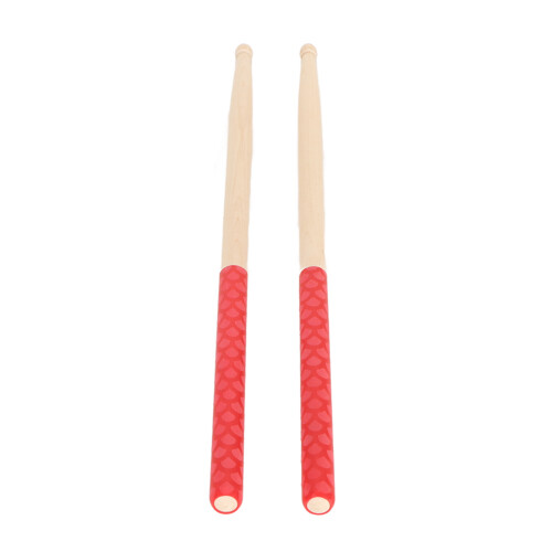 5A Drum Sticks 40cm Maple Tip Red Fish-Scale 1