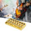 7 String Guitar Bridge Gold Hardtail Fixed Short Nonthrough Design Easy Replacement Fit 2