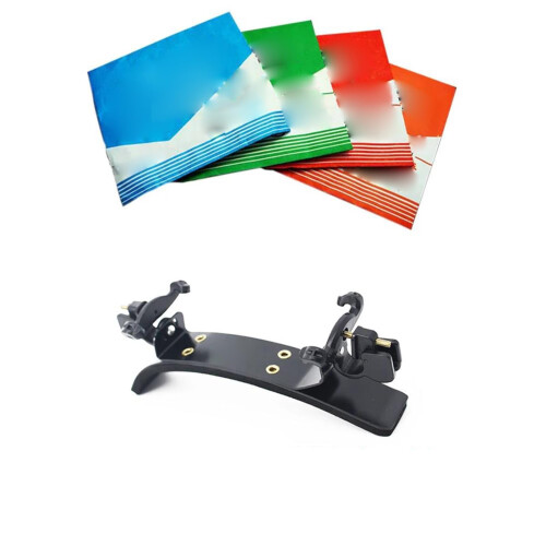 Adjustable Violin Shoulder Rest 4/4 Size with Soft Cushion Support, Professional Type4 Pad for Beginners 1