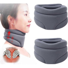 (2Pcs Grey) Cervicorrect Neck Brace, Cervical Neck Brace For Snoring, Neck Support Brace, Neck Brace For Pressure Relief And Neck Pain - Mxbc