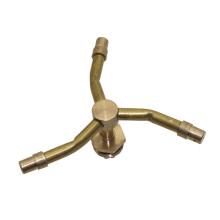 Garden Hose Sprinkler 1/2 Inch Copper 360 Rotating Water Saving Lawn Irrigation Nozzle (Random Color)