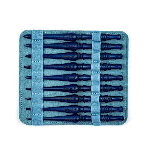 Natural Wood Crochet Hook Set In Various Size Suitable For