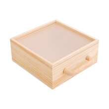 Elegante houten juwelendoos met uittrekbare-Grote geschenkdoos