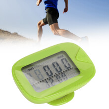 Lightweight Digital Pedometer with Memory and Accuracy for Men Women Green