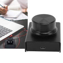 USB Volume Knob Control Precise Desktop Remote for Win 10/8/7 Vista
