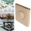 Gold Wall Mount Volume Control Knob 10W 86x86mm 2