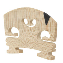 4/4 Violin Parts and Accessories, Full Size Bridge Slot Replacement with Stable Tone and Non Warping Design