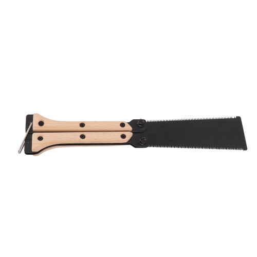 9.8in Folding Saw, 145g, Steel & Beech, 25cm 1