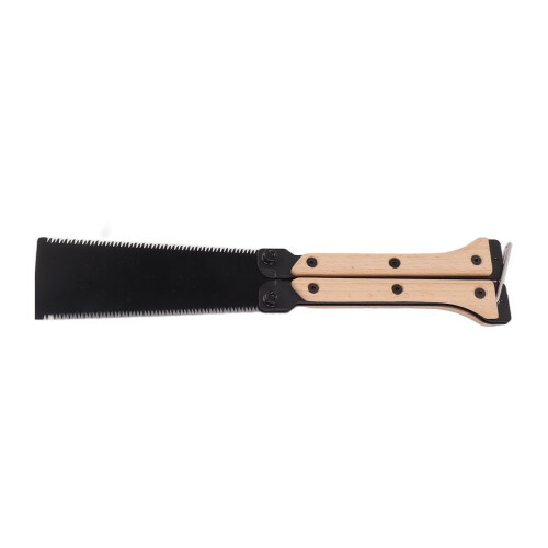 9.8in Folding Saw, 145g, Steel & Beech, 25cm 2