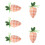 Creative Carrot Shape Gift Bag Soft Plush Velvety-orangegrid 1