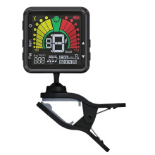 ClipOn Guitar Tuner for Acoustic Electric Bass Violin Ukulele, Fast Accurate Digital Tuning