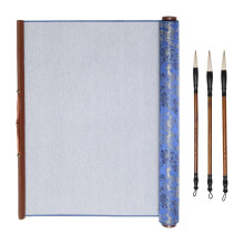 Brokaat waterschrijfdoek met 3 borstels voor beginnend