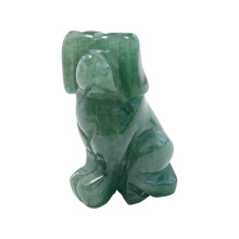 Traditional Chinese Zodiacs Green Aventurine Ornament-dog