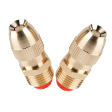 2pcs Adjustable Copper Misting Nozzle Garden Sprayer for Lawn Watering and Irrigation