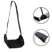 Airplane Foot Rest Hammock Adjustable Height Ergonomic Foot Support for Travel and Office