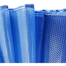 Solar Pool Cover 6ft x 10ft Blue Bubble Blanket for Above Ground Pool, Solar Heating Efficiency Anti‑Evaporation Design