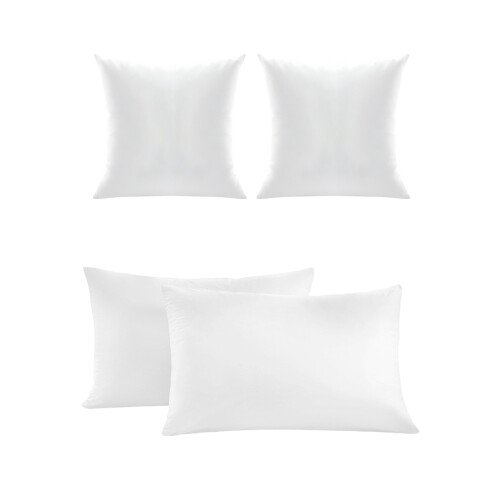 High Resilience Soft Feather Fiber Down Pillow-45x45cm 1