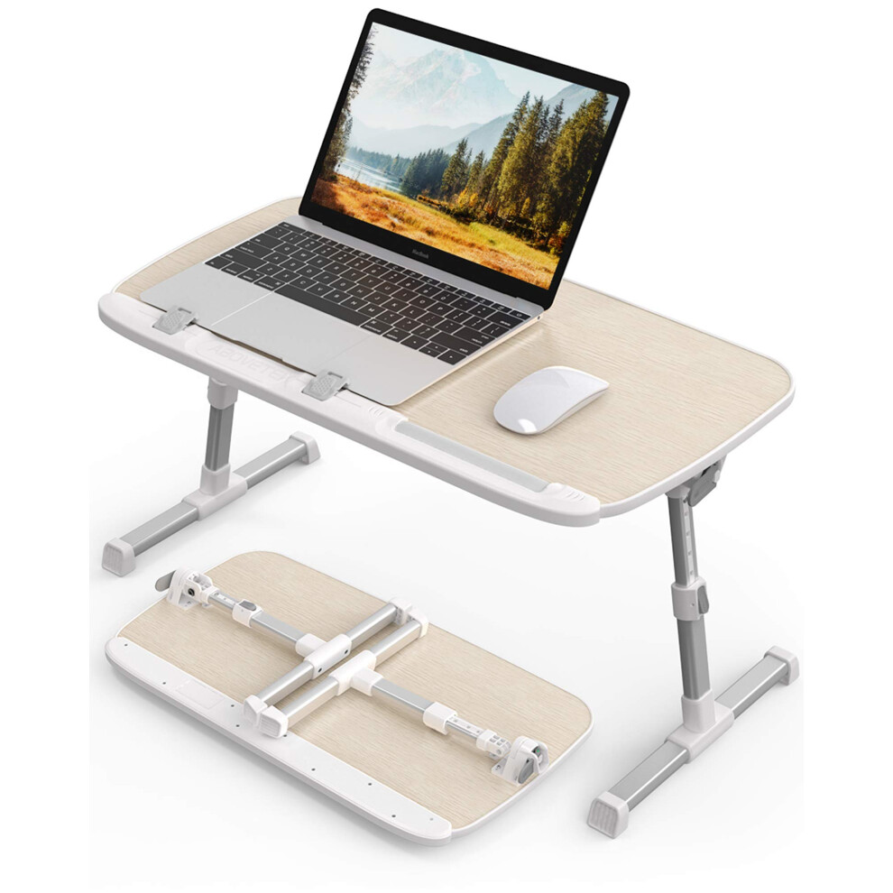 Laptop Bed Table With Ergonomic Height Adjustment, Foldable Laptop Desk Tray For Bed And Couch 9351714459129
