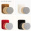 Eco Friendly Cardboard Chair Folding Paper Stool Durable Support for Home Decor Gift Black 3