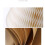 Eco Friendly Cardboard Chair Folding Paper Stool Durable Support for Home Decor Gift Black 4