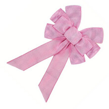 Spring Bows for Wreath,Decorative Wreath Bows for Front-Pink