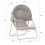 SoBuy Schaukelstuhl Garten Grau OGS62-MI 3