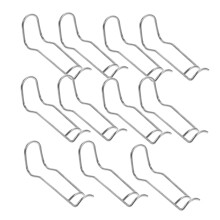 Garden Stake Clips 11pcs Durable Metal Plant Support Clamps for Greenhouse Trellis