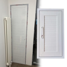 Aluminum Access Door Panel 24x32in with Lock, Acoustic Hinged Wall Panel for Plumbing and Wiring