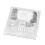 Transparent Needle Plate for 7256-7446, 7.8x8.5cm 1