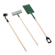 Miniature Garden Tools Set Shovel Rake Hoe Realistic Dollhouse Gardening Accessories for Creative Play