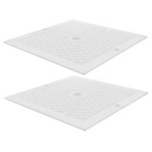 2 Pack Above Ground Pool Skimmer Cover Replacement Lid, Durable Weather Resistant Design, Universal Fit