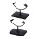 2/4Pcs Metal Arm Display Stand Easel with Base Rock-2pcs 1