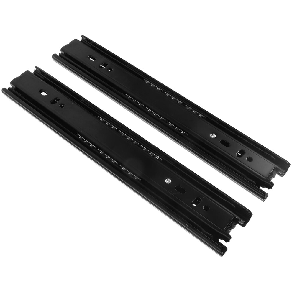 2Pcs Heavy Duty Stainless Steel Ball Bearing Drawer Slides Side Mount For Cabinets And Dressers 9771547836674