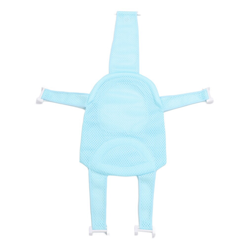 Air Mesh Baby Bath Seat Insert Sling Light Blue