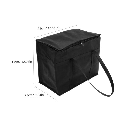 Fireproof Insulated Pellet Storage Bag with Large Capacity, Foldable Design and Durable Handles 1