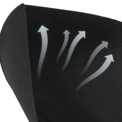 3pcs Breathable Felt Hanging Basket Liners, Black Replacement Trough Liners for Balcony Planters 1