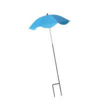 Adjustable Plant Shade Umbrella for Pots and Garden with Sun Protection Canopy, Blue