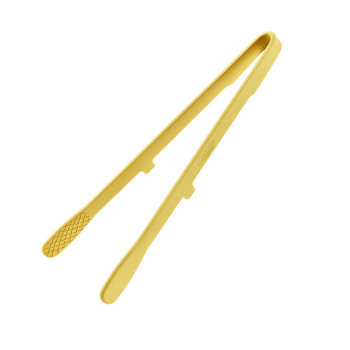 Pinces de cuisine robustes en Silicone, parfaites pour la-Jaune